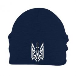 Шапка флісова Герб з металевих частин - PrintSalon