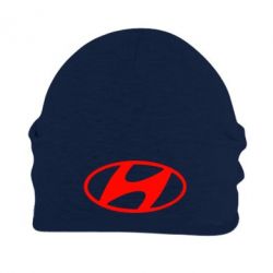 Шапка флисовая Hyundai logo - PrintSalon
