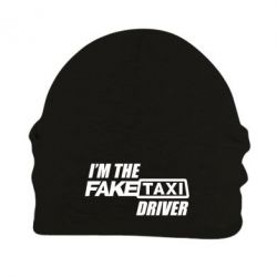 Шапка флісова I'm the Fake Taxi Driver - PrintSalon