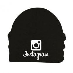 Шапка флисовая Instagram - PrintSalon