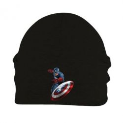 Шапка флисовая Капитан Америка - PrintSalon