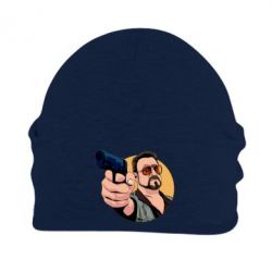 Шапка флисовая Лебовски с пушкой - PrintSalon