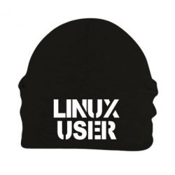 Шапка флисовая Linux User - PrintSalon