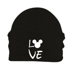 Шапка флисовая Love Mickey Mouse (male) - PrintSalon