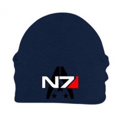 Шапка флисовая Mass Effect logo N7 - PrintSalon