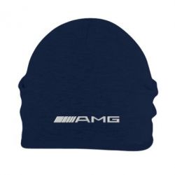 Шапка флисовая Mercedes-AMG (металлик) - PrintSalon