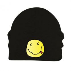 Шапка флісова Nirvana Logo 3D - PrintSalon