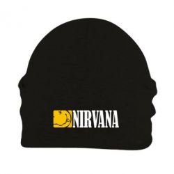 Шапка флисовая Nirvana смайл - PrintSalon