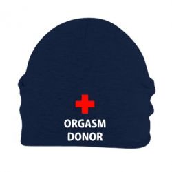 Шапка флисовая Orgasm Donor - PrintSalon