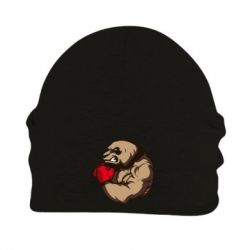 Шапка флисовая Panda Boxing - PrintSalon