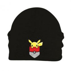 Шапка флисовая Pikachu in pocket - PrintSalon