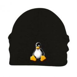 Шапка флисовая Пингвин Linux - PrintSalon