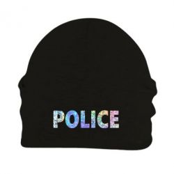 Шапка флисовая Police голограмма - PrintSalon