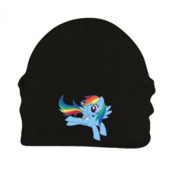 Шапка флісова Rainbow Dash run