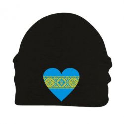 Шапка флісова Серце України - PrintSalon