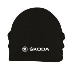 Шапка флисовая Skoda logo - PrintSalon
