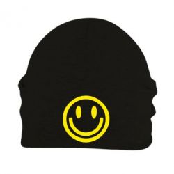 Шапка флисовая Смайлик - PrintSalon