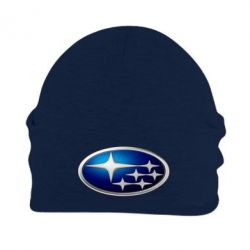 Шапка флисовая Subaru 3D Logo - PrintSalon