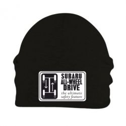Шапка флисовая Subaru All-Wheel - PrintSalon