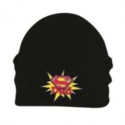 Шапка флисовая Super Dad - PrintSalon