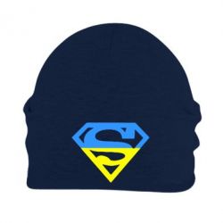Шапка флисовая Український Superman - PrintSalon