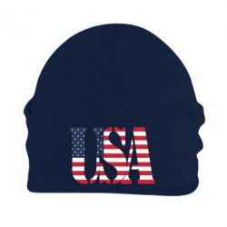Шапка флісова USA