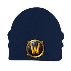 Шапка флісова Значок wow - PrintSalon