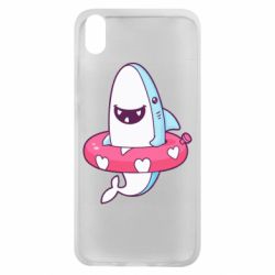 Чехол для Xiaomi Redmi 7A Shark and Lifebuoy - PrintSalon