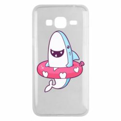 Чехол для Samsung J3 2016 Shark and Lifebuoy - PrintSalon