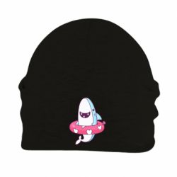 Шапка флисовая Shark and Lifebuoy - PrintSalon