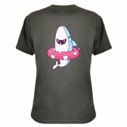 Камуфляжная футболка Shark and Lifebuoy - PrintSalon