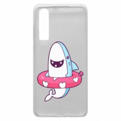 Чехол для Huawei P30 Shark and Lifebuoy - PrintSalon