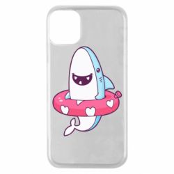 Чехол для iPhone 11 Pro Shark and Lifebuoy - PrintSalon