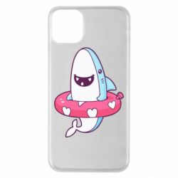 Чехол для iPhone 11 Pro Max Shark and Lifebuoy - PrintSalon