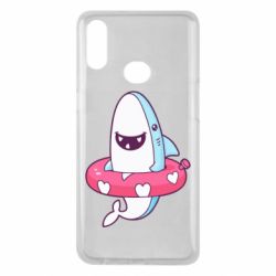 Чехол для Samsung A10s Shark and Lifebuoy - PrintSalon