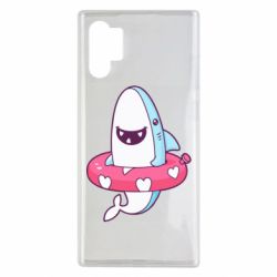 Чехол для Samsung Note 10 Plus Shark and Lifebuoy - PrintSalon