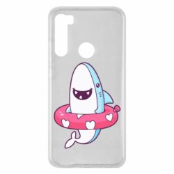 Чехол для Xiaomi Redmi Note 8 Shark and Lifebuoy - PrintSalon