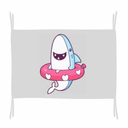 Флаг Shark and Lifebuoy - PrintSalon