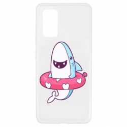 Чехол для Samsung A32 4G Shark and Lifebuoy - PrintSalon