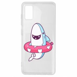 Чехол для Samsung A41 Shark and Lifebuoy - PrintSalon