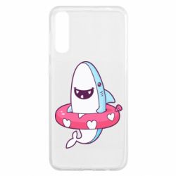 Чехол для Samsung A50 Shark and Lifebuoy - PrintSalon