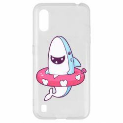 Чехол для Samsung A01/M01 Shark and Lifebuoy