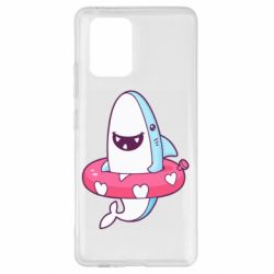 Чехол для Samsung S10 Lite Shark and Lifebuoy - PrintSalon