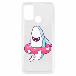 Чехол для Oppo A53/A32/A33 Shark and Lifebuoy - PrintSalon