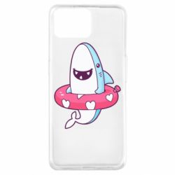 Чехол для Oppo A73 Shark and Lifebuoy - PrintSalon