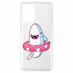 Чехол для Oppo A74 4G Shark and Lifebuoy - PrintSalon