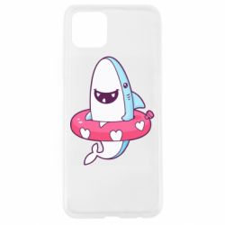 Чехол для Oppo A92s Shark and Lifebuoy - PrintSalon