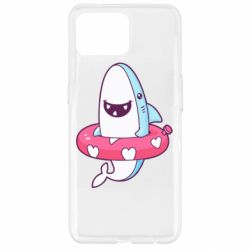 Чехол для Oppo Reno 4 Lite Shark and Lifebuoy - PrintSalon