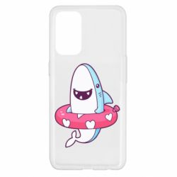 Чехол для Oppo Reno 5 4G Shark and Lifebuoy - PrintSalon