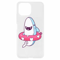 Чехол для Xiaomi Mi11 Lite Shark and Lifebuoy - PrintSalon